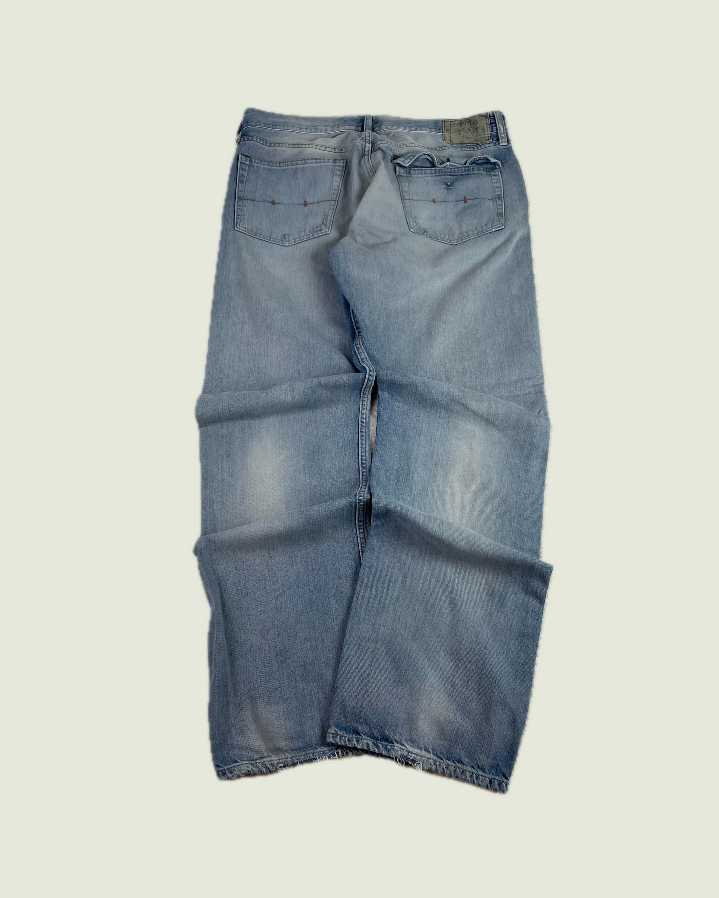 Polo Ralph Lauren Baggy Loose Light Wash Jeans