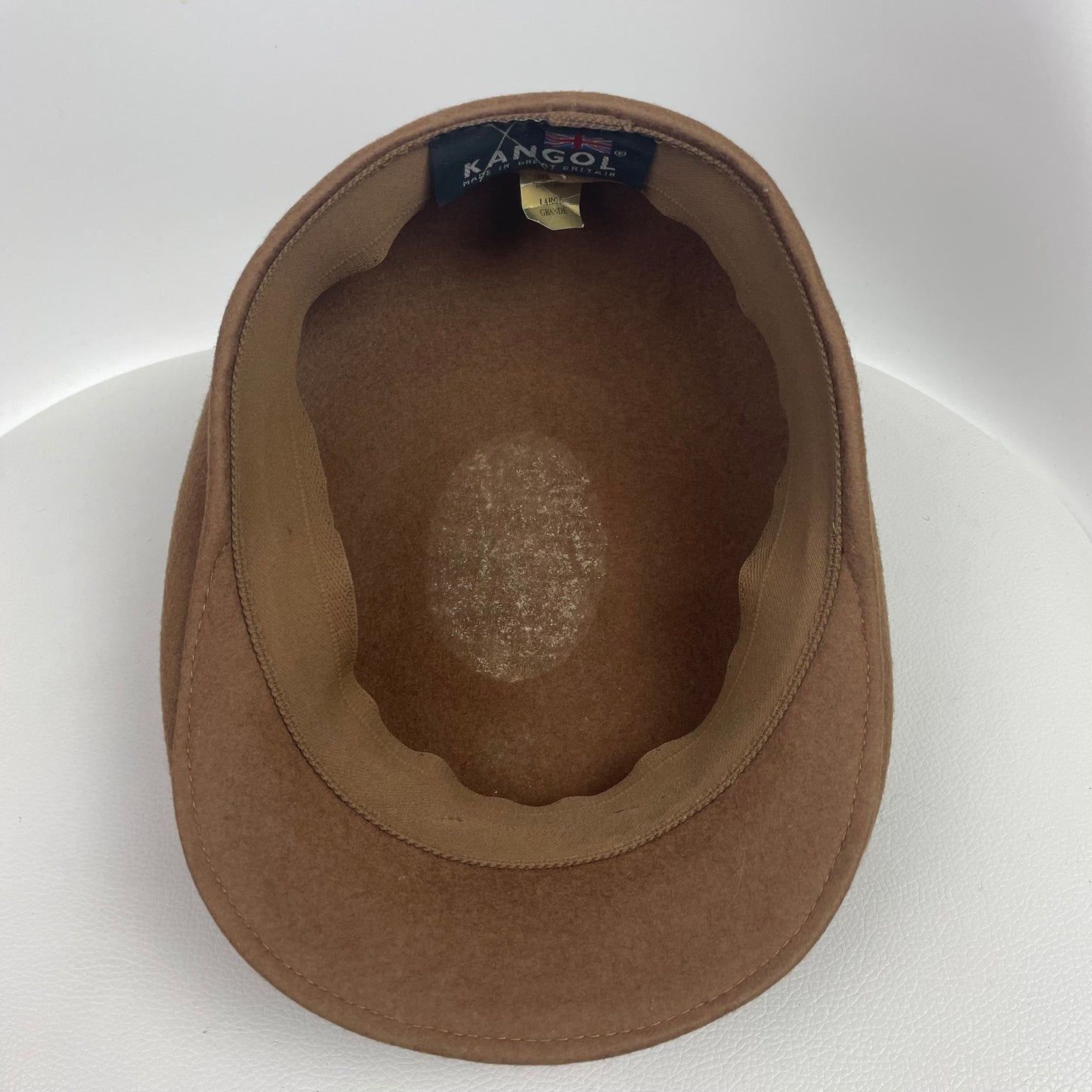 Vintage Kangol Carimac Wool Brown Newsboy Cap