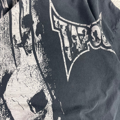Vintage Tapout MMA Skulls AOP Cyber Grunge Shirt
