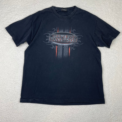Y2K Harley Davidson Maui Hawaii Black Shirt