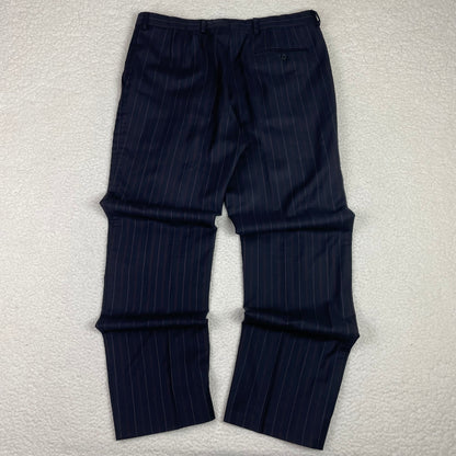 Paul Smith Pinstripe Black Dress Pants