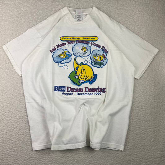 Vintage Plasma Donation Resort Cartoon Graphic Shirt