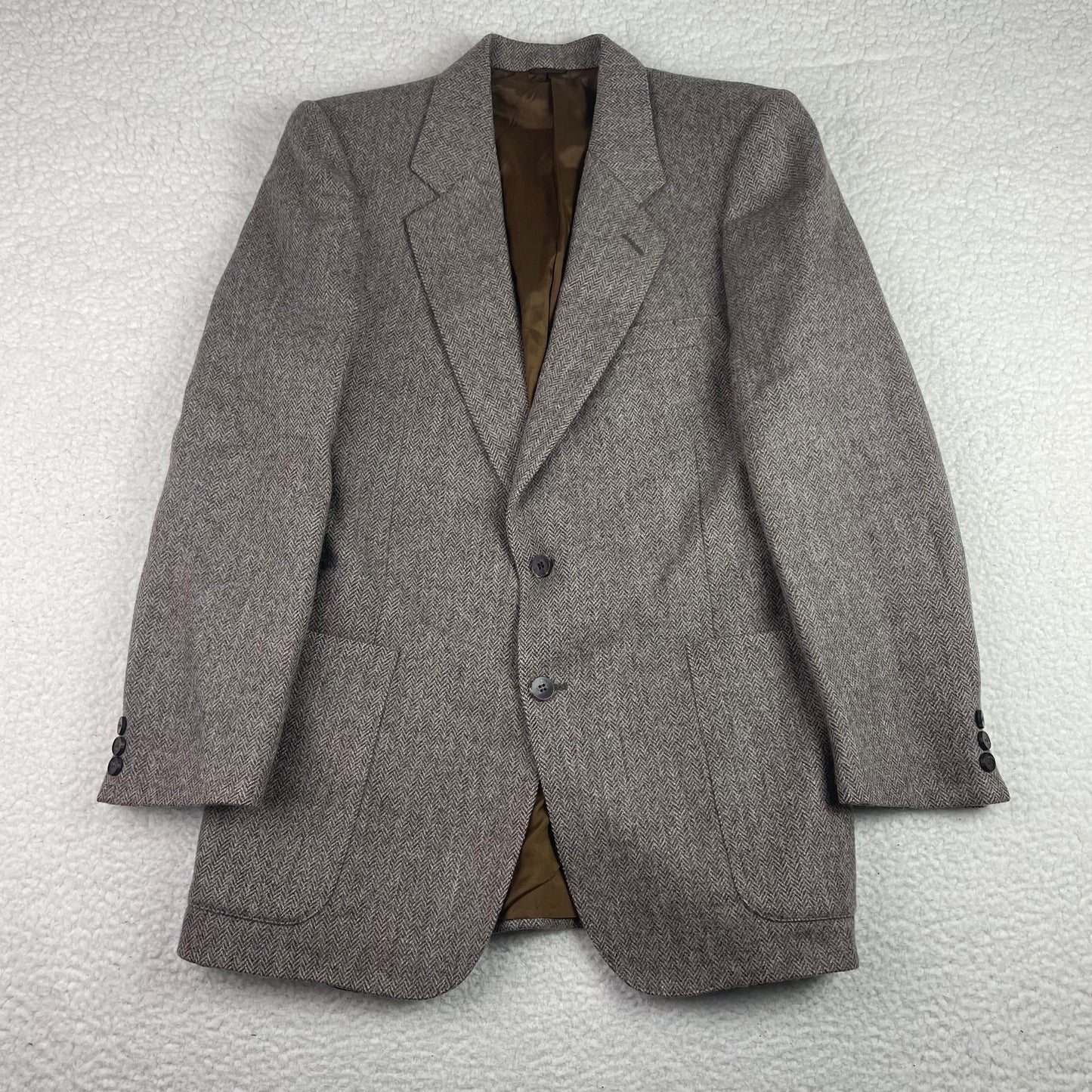 Vintage 100% Virgin Wool Twill Einstein Blazer