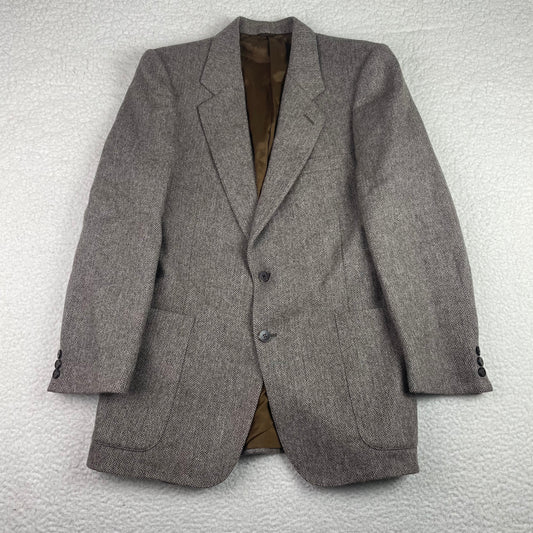 Vintage 100% Virgin Wool Twill Einstein Blazer