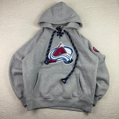 Baggy Oversized Colorado Avalanche Cinch Hoodie Jersey
