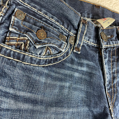 Vintage True Religion Medium Wash Blue Bootcut Jeans
