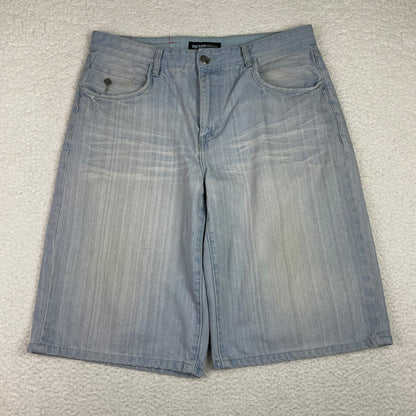 Vintage Ecko Unlimited Super Baggy Light Wash Jean Shorts