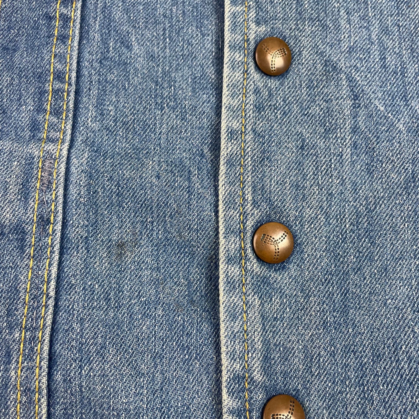 Vintage GWG Scrubbies Western Snap Button Denim Vest