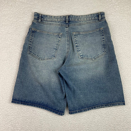 Vintage Baggy UH Denim Whiskered Jean Shorts