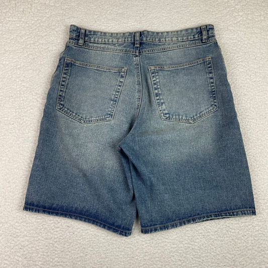 Vintage Baggy UH Denim Whiskered Jean Shorts