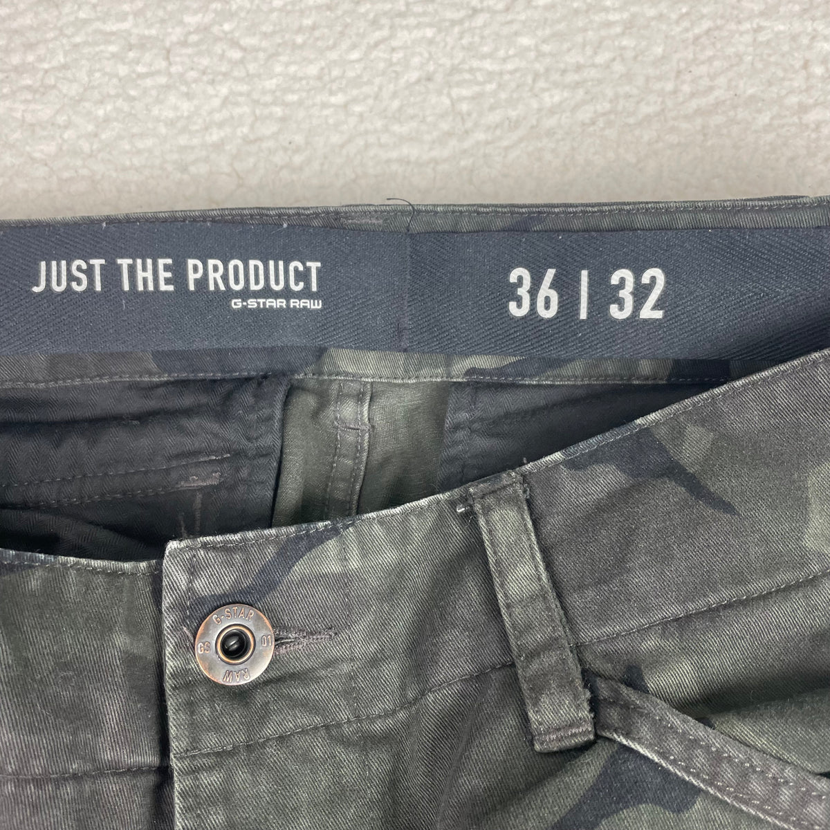 G-Star Raw Dark Camo Rovic Zip RC 3D Tapered Cargo Pants 36x32 Gorpcore