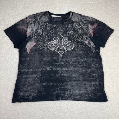 Y2K Jesse Pinkman Xzavier Affliction Style Distressed AOP Shirt