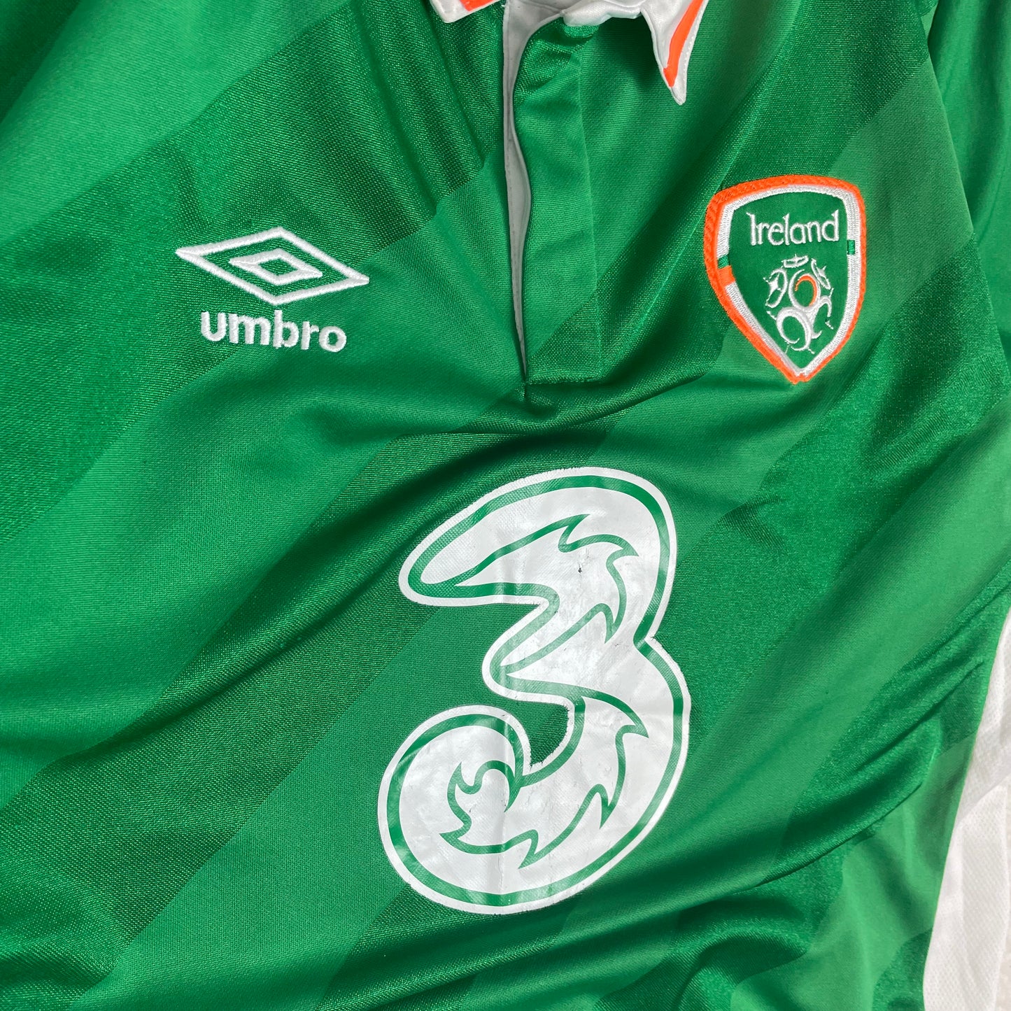 Umbro Ireland Football 2011 2012 Green Home Jersey