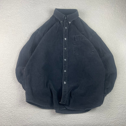 Vintage Guess Waffle Knit Button Down Shirt