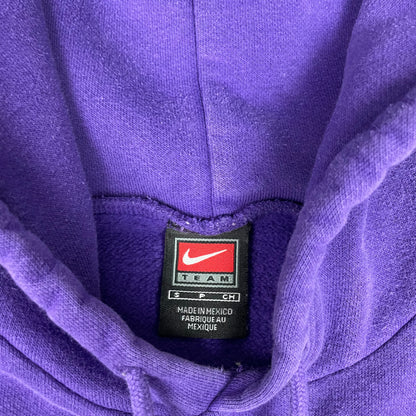Vintage Nike Center Swoosh Pocket Purple Pullover Hoodie