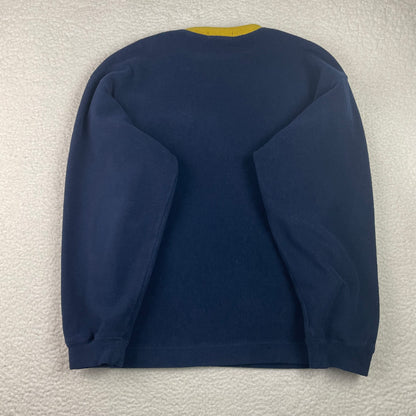 Vintage Nautica Fleece Spellout Pullover Sweatshirt