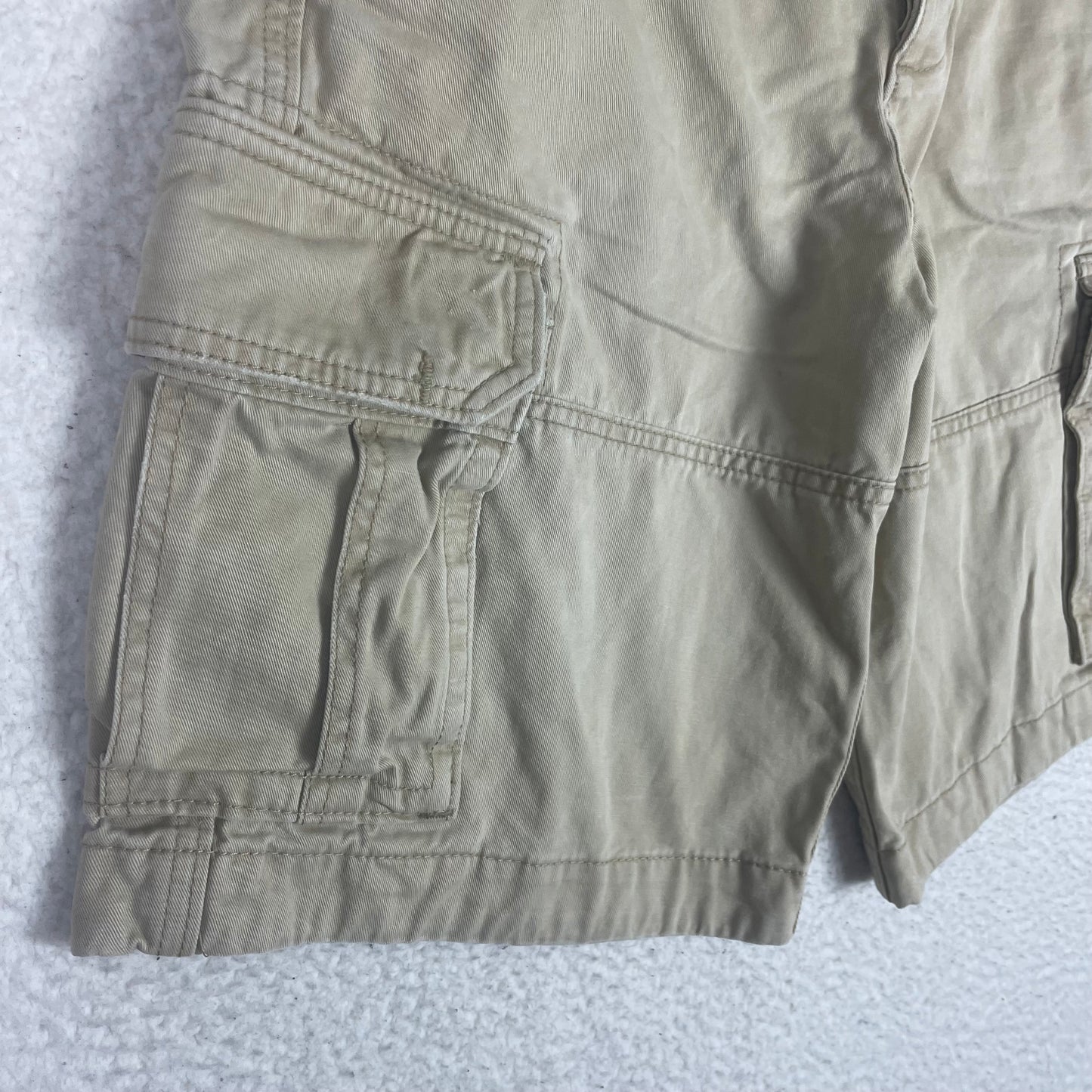 Abercrombie & Fitch Tan Baggy Cargo Shorts