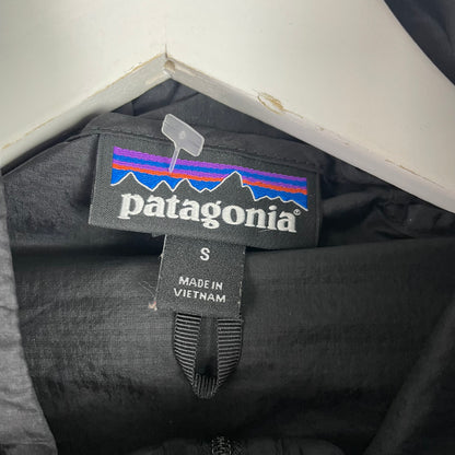 Patagonia Houdini Black Hooded Full Zip Windbreaker Jacket