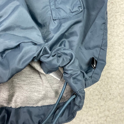 Nike Blue Zip Up Waist Cinch Windbreaker Jacket
