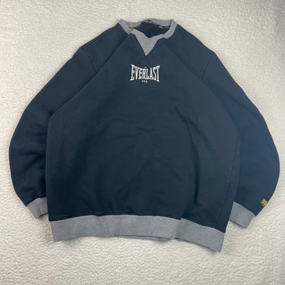 Vintage Everlast Center Logo Rockey Marciano Pullover Sweatshirt