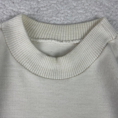 Vintage CCCP USSR Soviet Union Cream Sweater