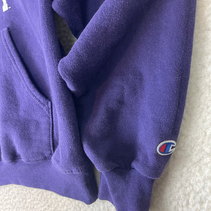 Champion New York University NYU Purple Hoodie Academia Crest
