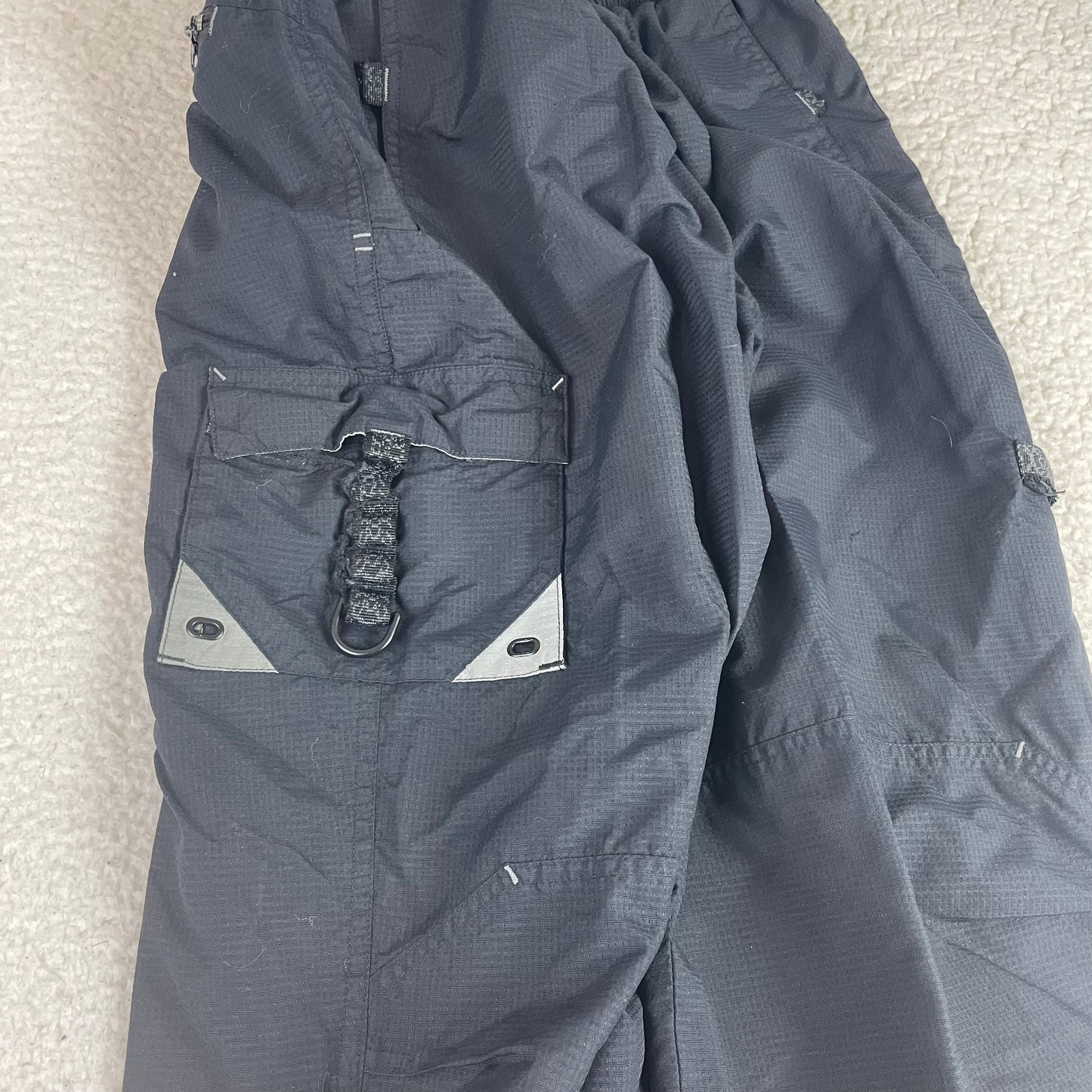 Vintage Columbia Ripstop Cargo Utility Black Pants