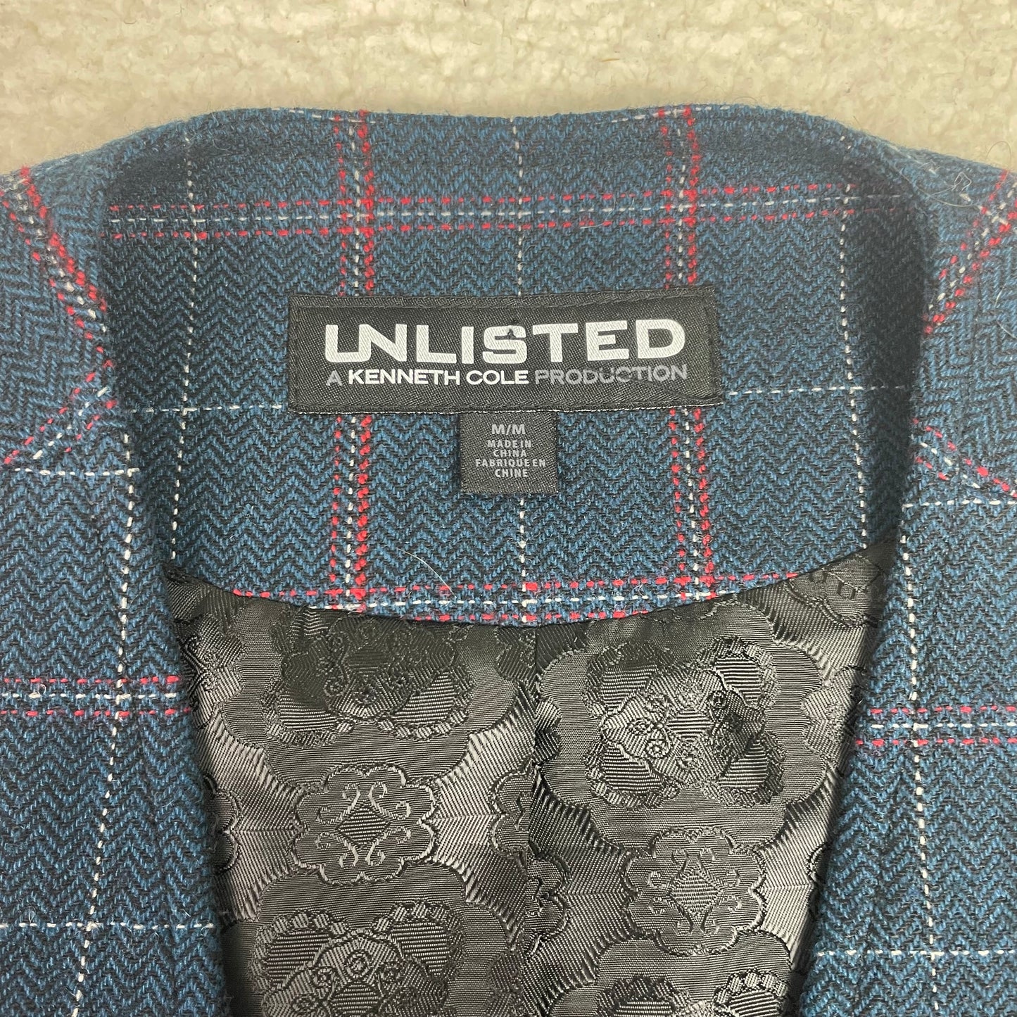 Vintage Wool Three Pocket Button Up Vest