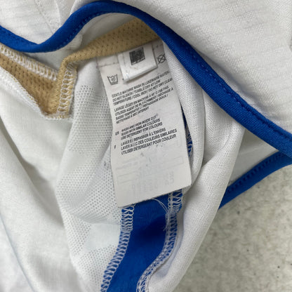 Vintage Puma Italy FIGC National Team Soccer Jersey White Blue