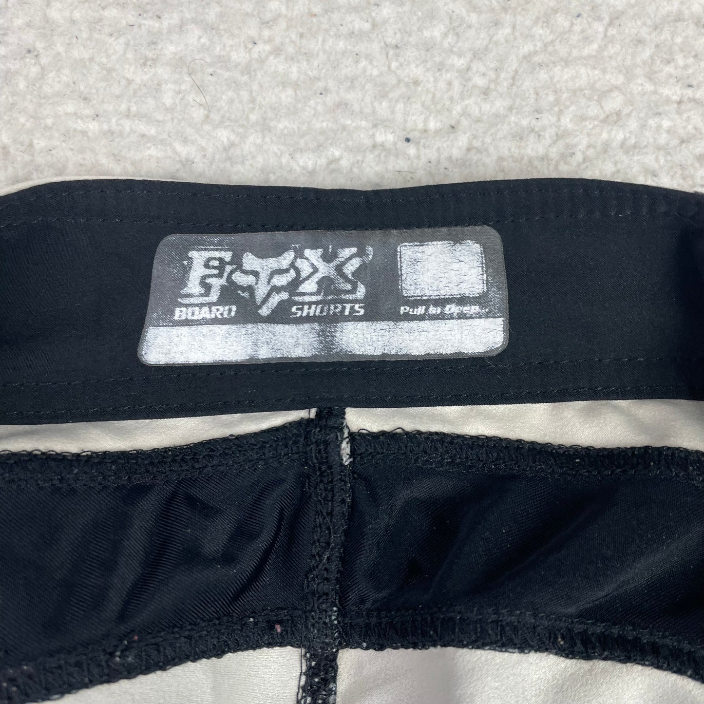 Fox Racing Graphic Board Shorts Skulls Wings Black Red White