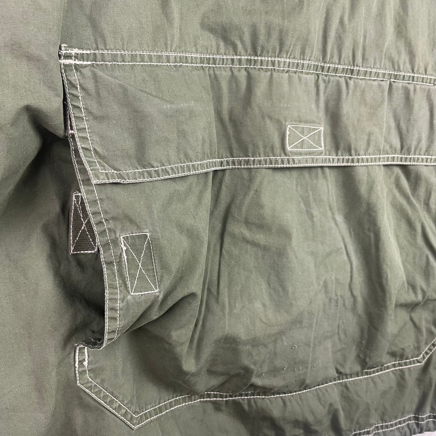 Vintage Gap 1/2 Zip Up Sage Green Anorak Hoodie Jacket