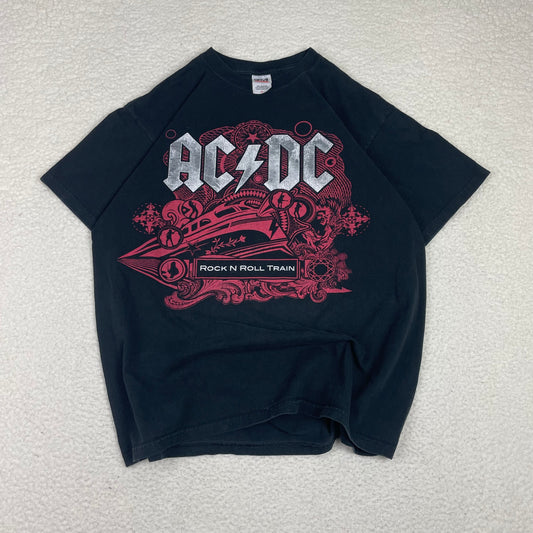 Vintage AC DC Black Ice Tour 2008 2009 Shirt