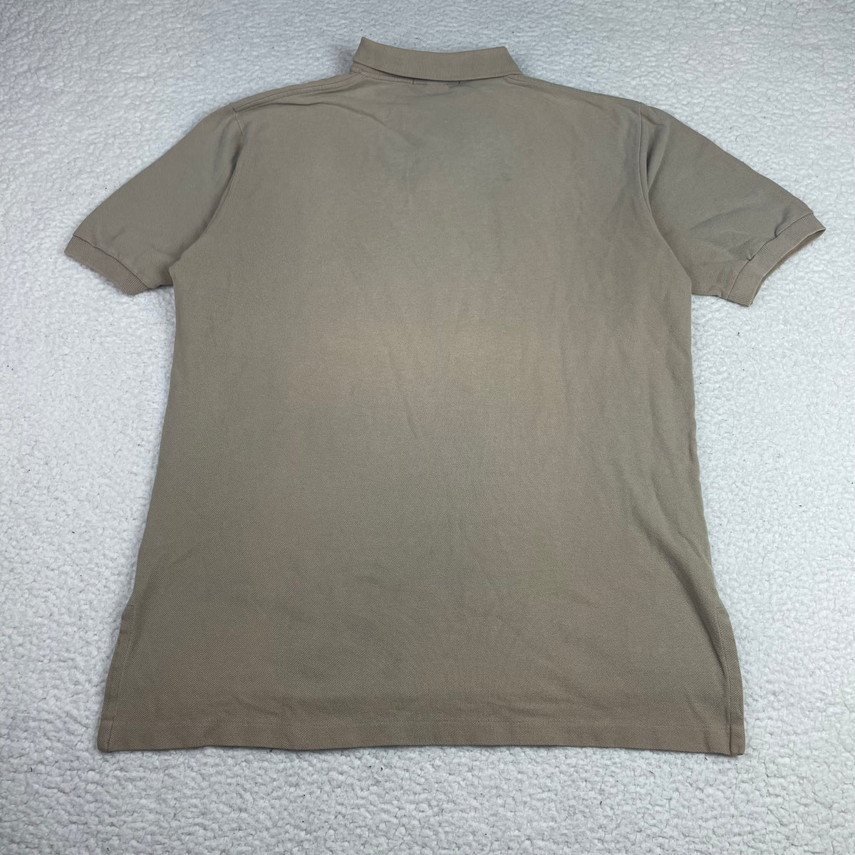 Vintage Polo Ralph Lauren Tan Pique Polo Shirt L