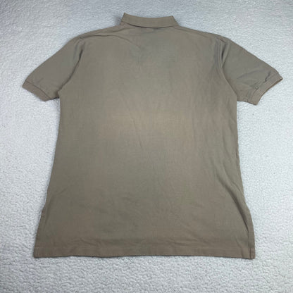 Vintage Polo Ralph Lauren Tan Pique Polo Shirt L