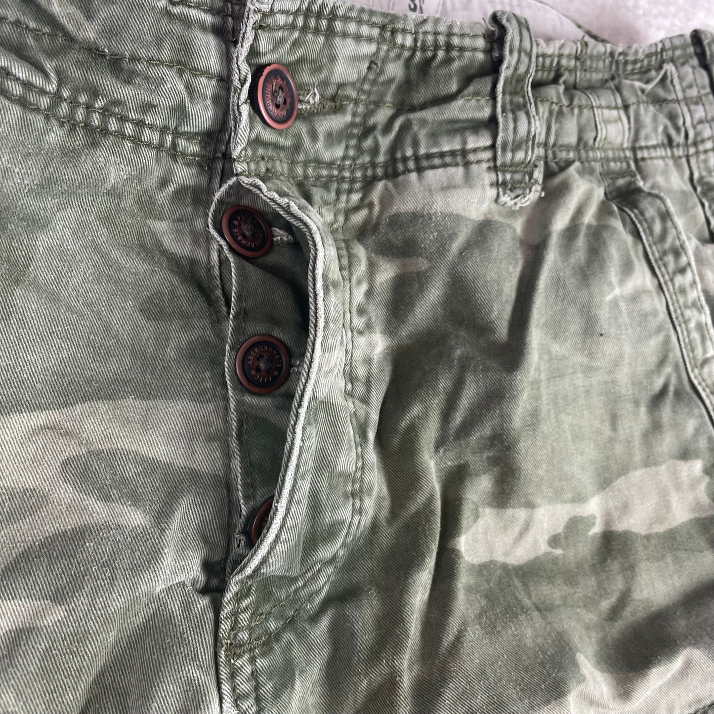 Y2K Abercrombie & Fitch Camo Cargo Pants