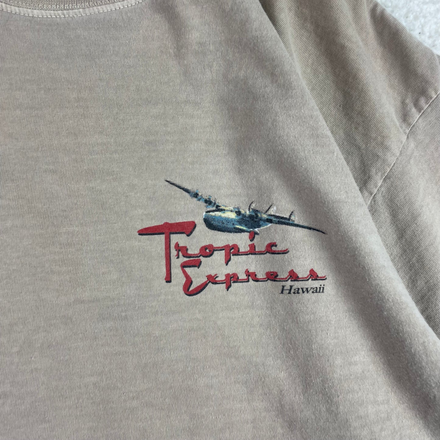 Vintage Crazy Shirt Kona Coffee Dyed Tropic Express Hawaii