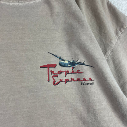 Vintage Crazy Shirt Kona Coffee Dyed Tropic Express Hawaii