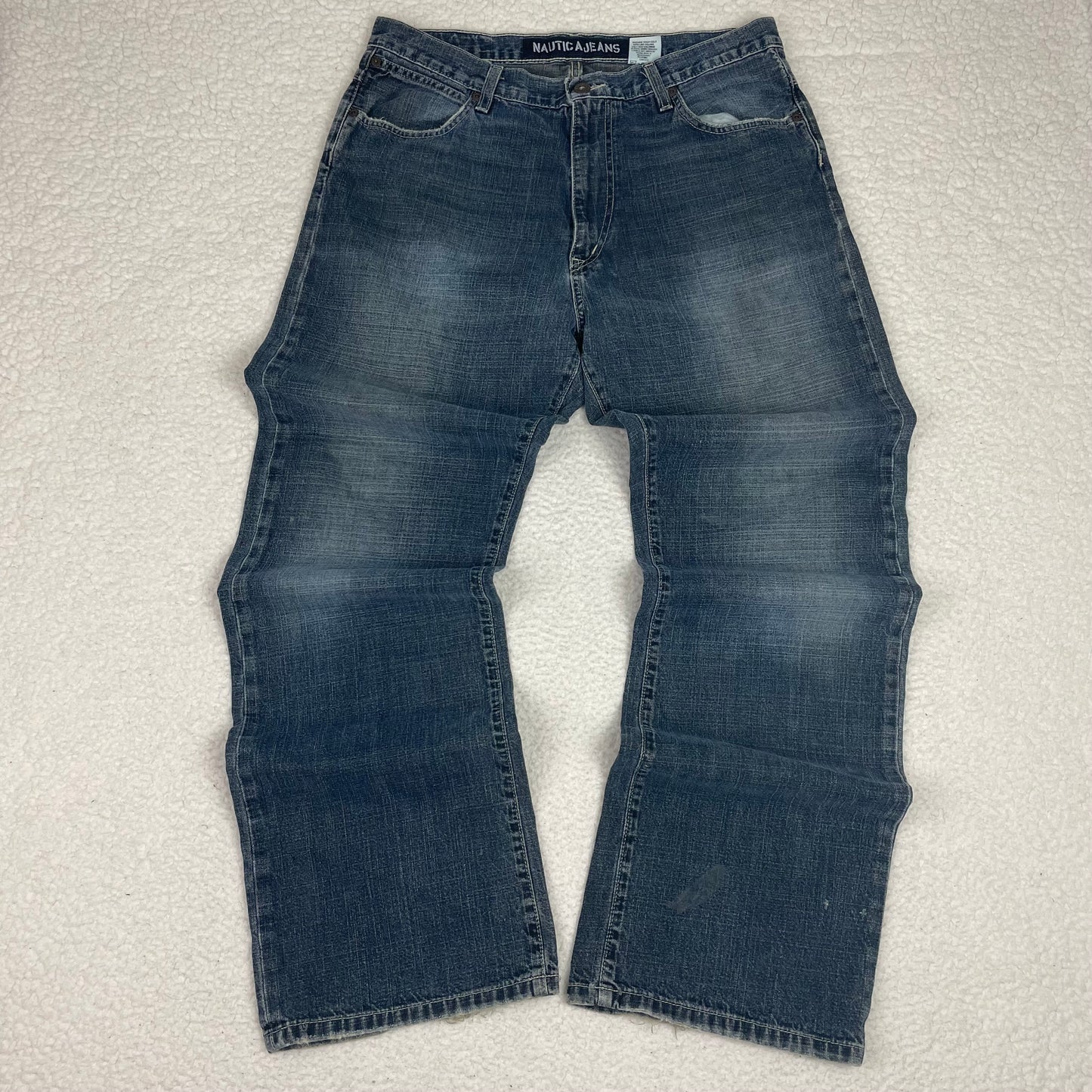 Vintage Nautica Medium Wash Blue Baggy Relaxed Jeans