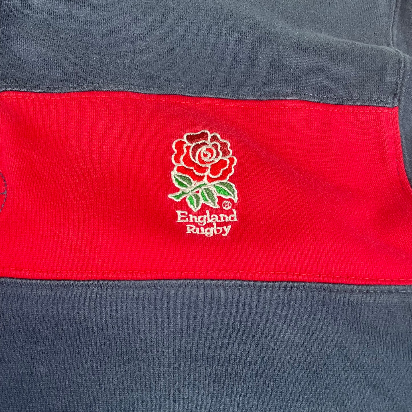 Canterbury England Rugby World Cup 2015 Long Sleeve Rugby Polo Navy