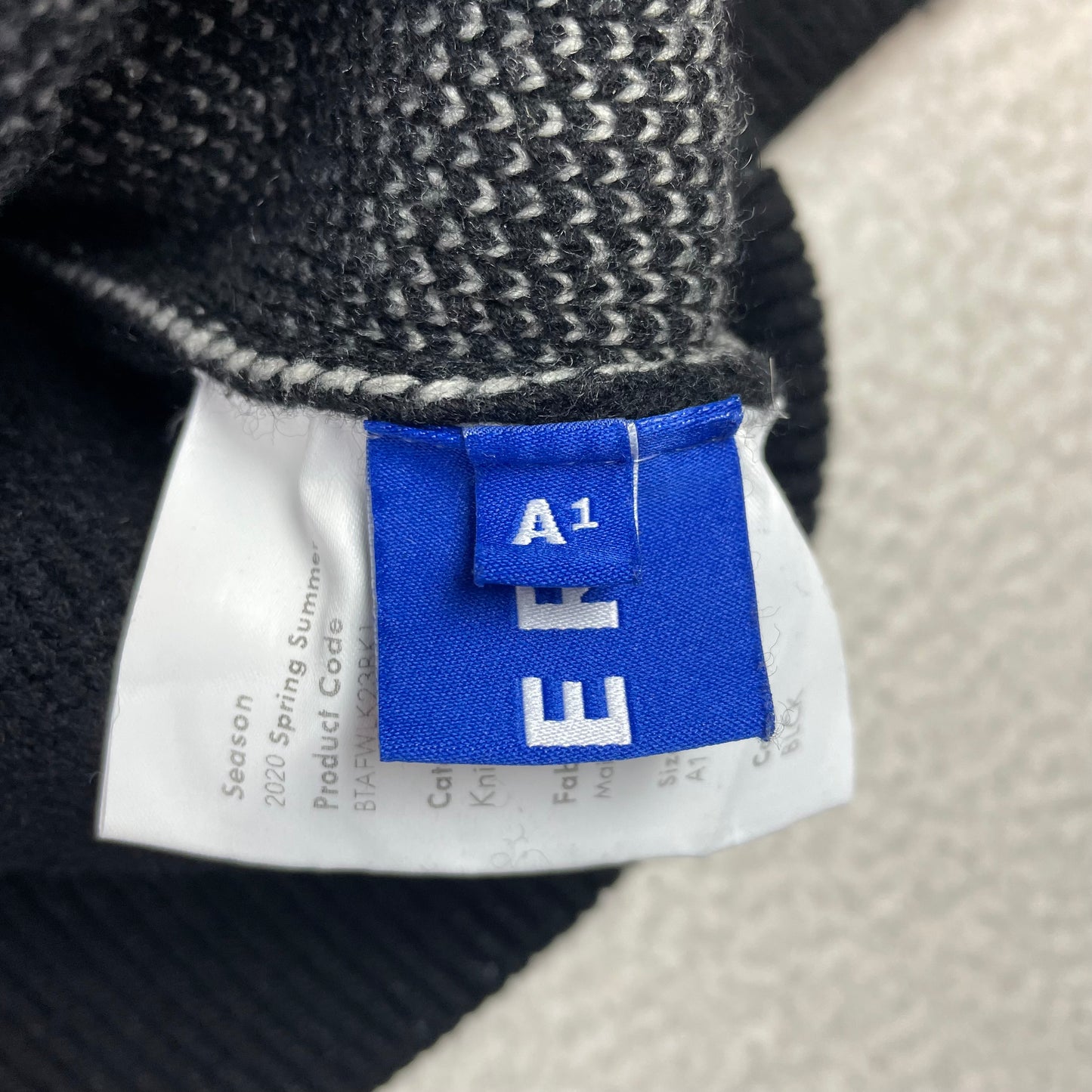 Adererror Heavy Knit Graphic Drop Shoulder Graphic Sweater