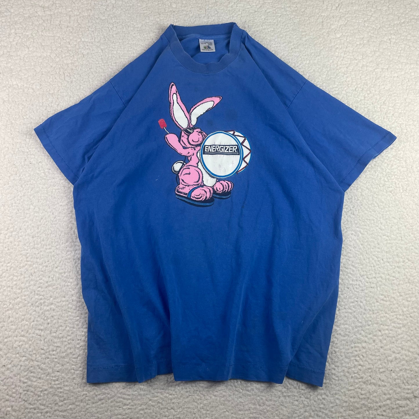 Vintage Energizer Bunny Blue Shirt Fruit of Loom Canada