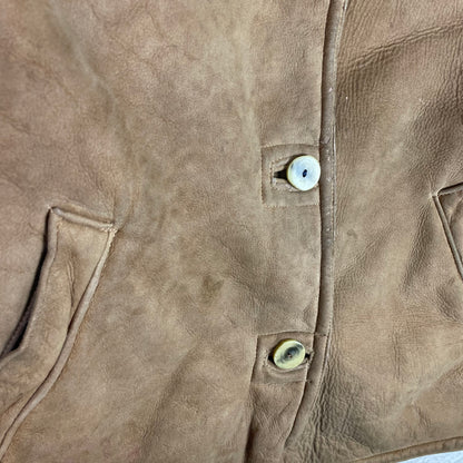 Vintage 1950s Abercrombie & Fitch Marlboro Man Shearling Jacket
