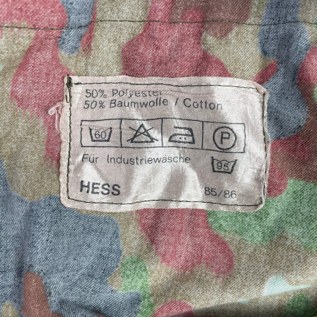Vintage Swiss Hess Alpenflage Camo Military Cargo Pants 33x31