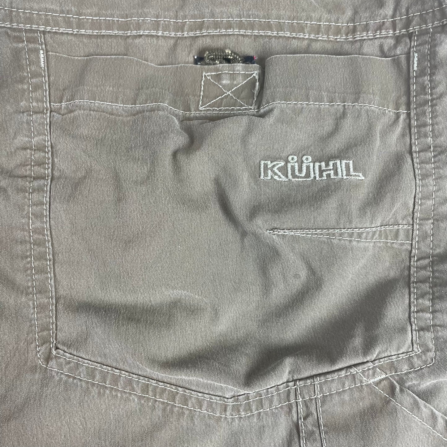 Kuhl Ramblr Patina Dye Olive Cargo Shorts