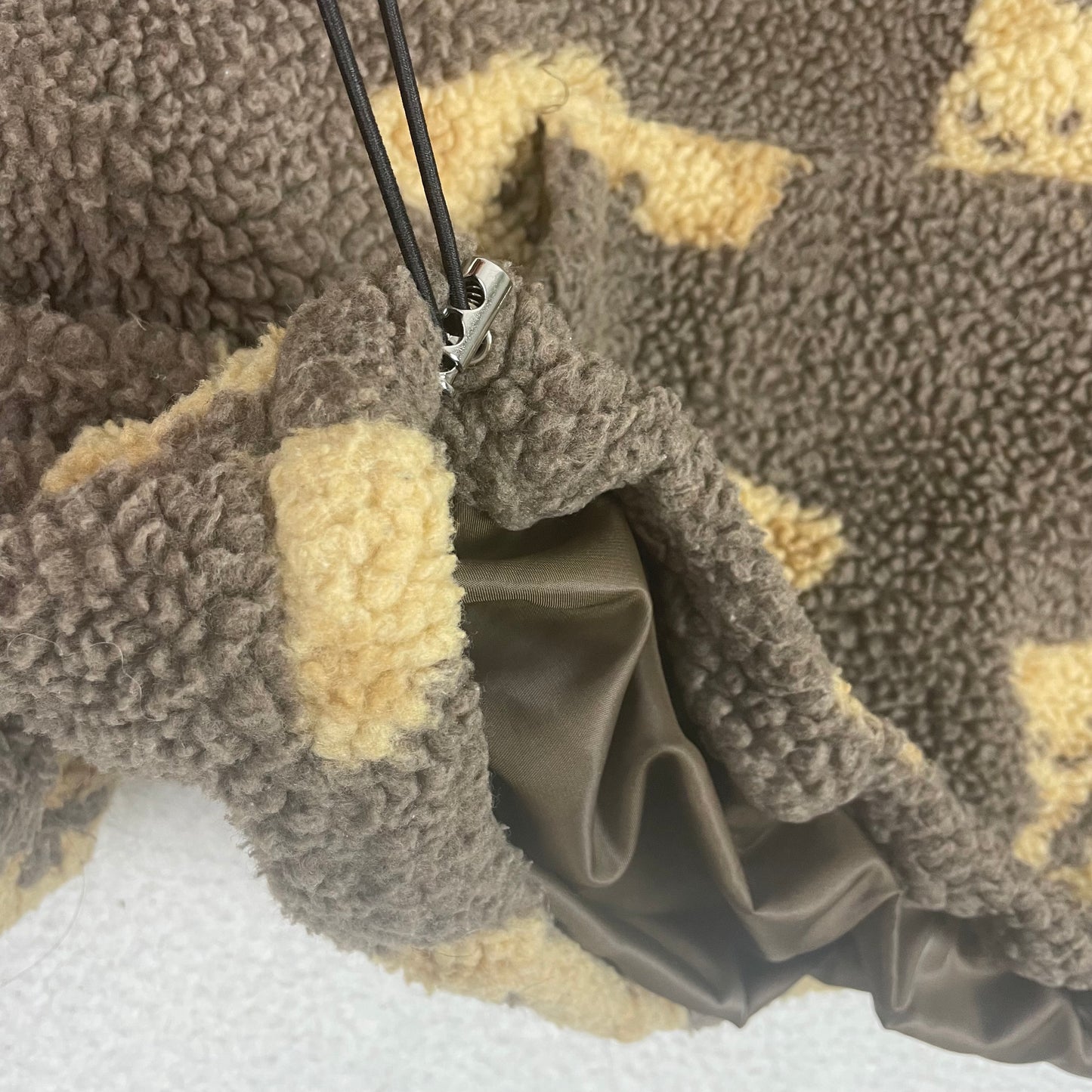 Aelfric Eden APO Bear Print Sherpa Fleece Hoodie