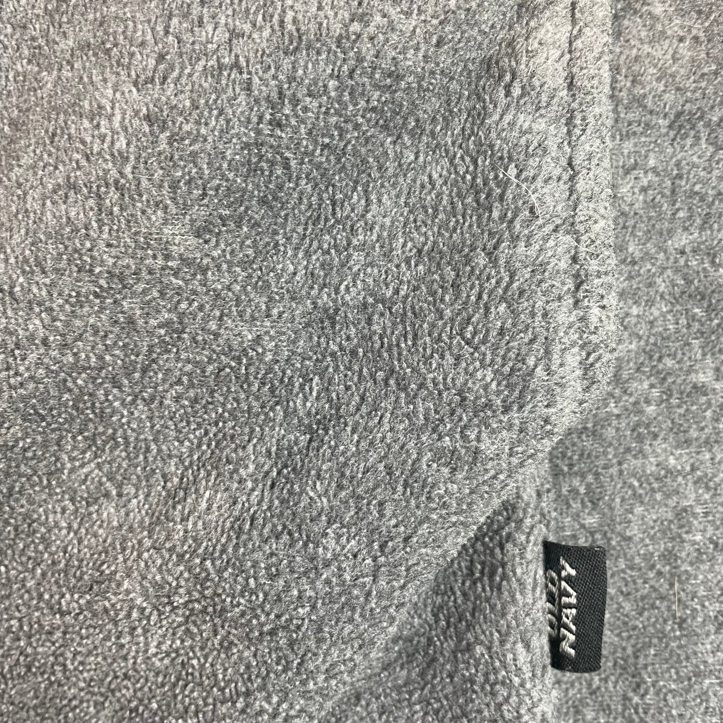 Y2K Old Navy 1/4 Zip Up Gray Fleece Sweater