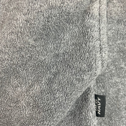 Y2K Old Navy 1/4 Zip Up Gray Fleece Sweater