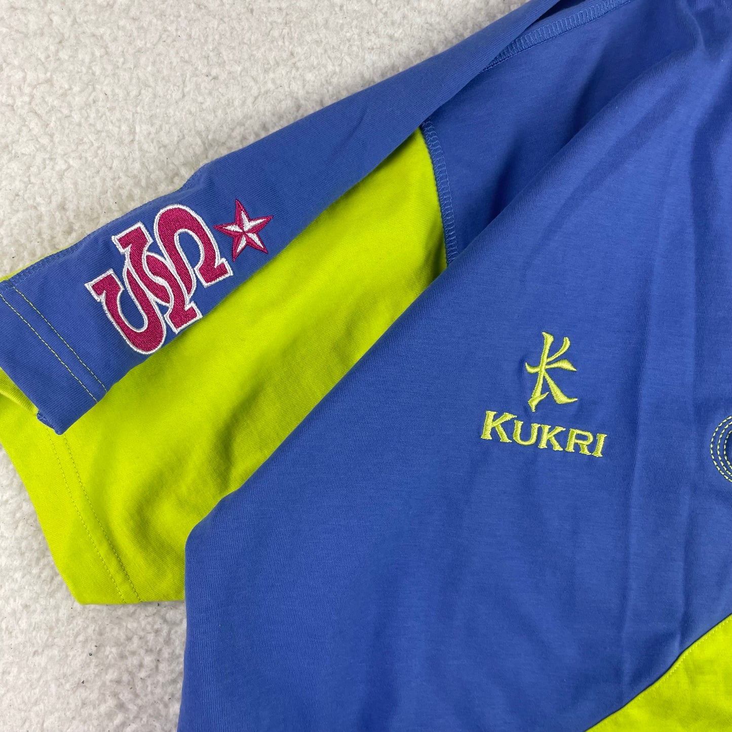 Hong Kong Rugby Sevens Kukri Jersey Blue Neon 2013