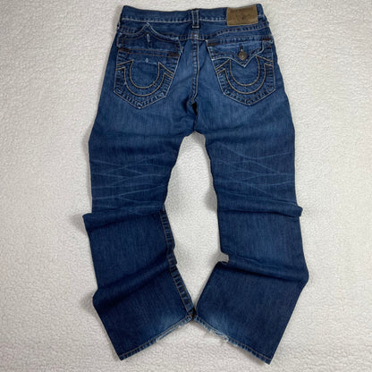 Vintage True Religion Medium Wash Blue Bootcut Jeans