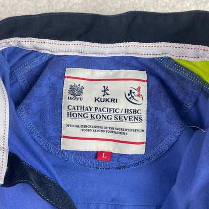 Hong Kong Rugby Sevens Kukri Jersey Blue Neon 2013